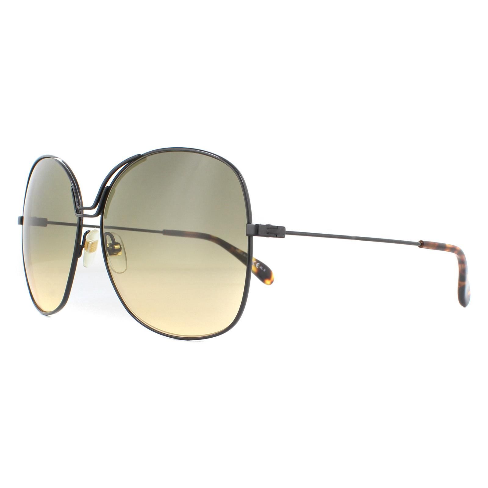 Givenchy Fashion Black Brown Ochre Sunglasses