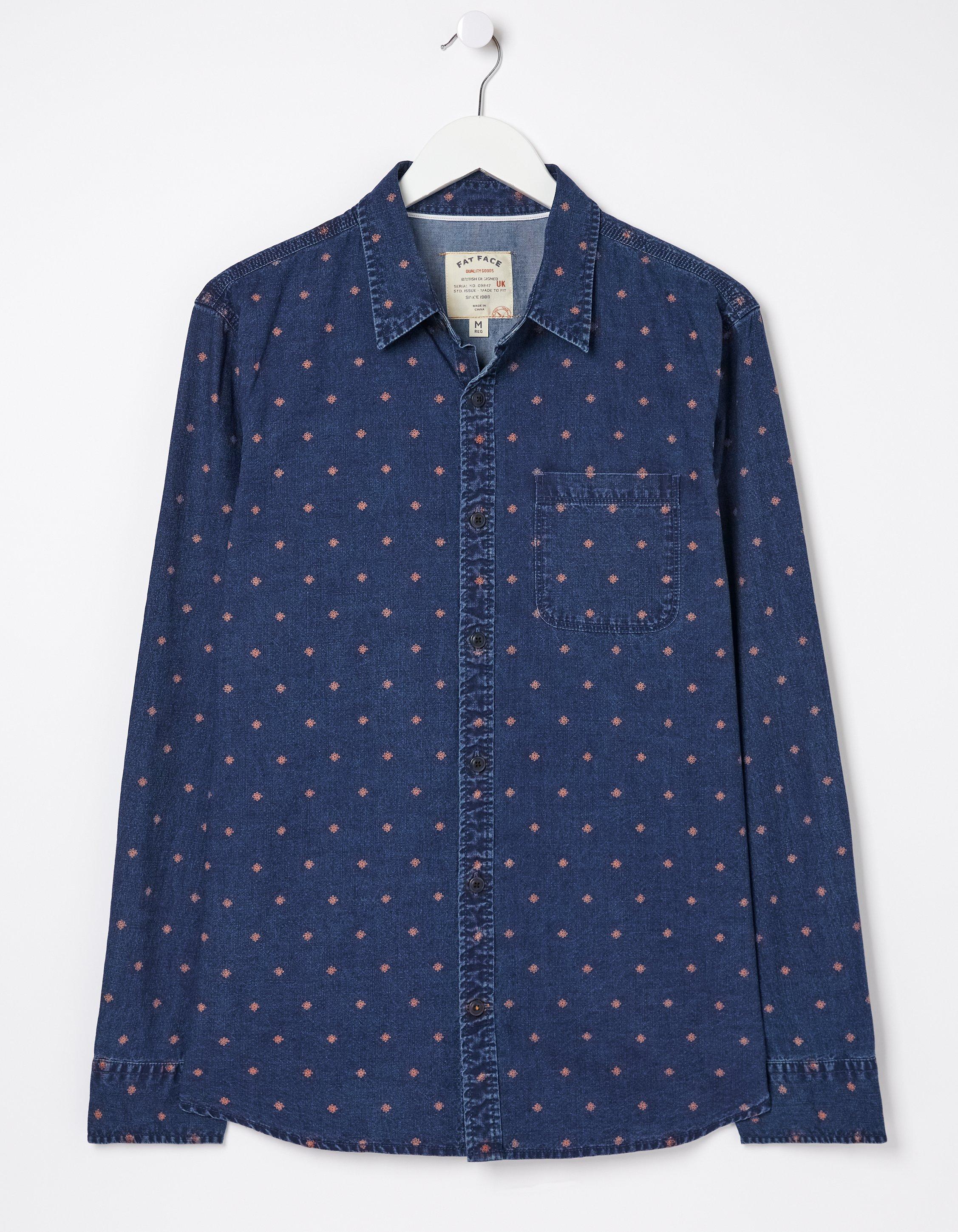 Flower Geo Print Shirt