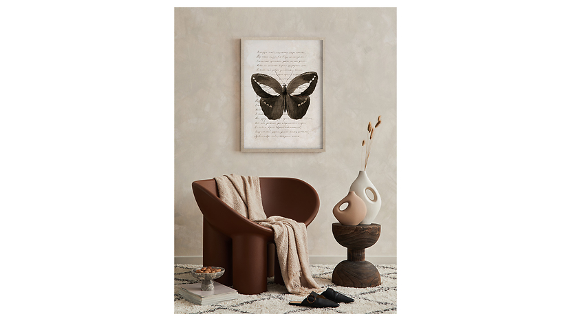 Obraz w ramie Butterfly Thoughts No. 1 43x53 cm