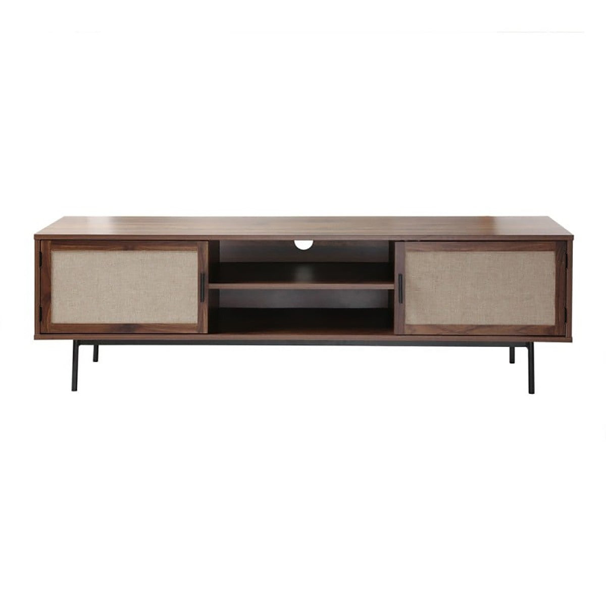 Calicosy - JETSON TV-meubel - Donker hout - 39,5x140x45 cm