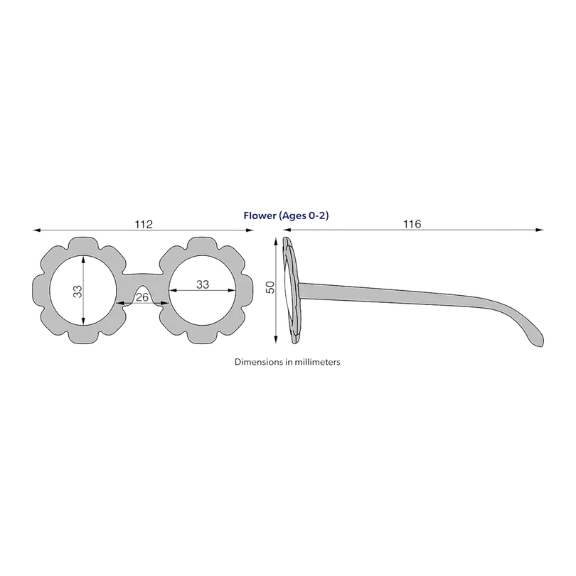 Sonnenbrille Flower