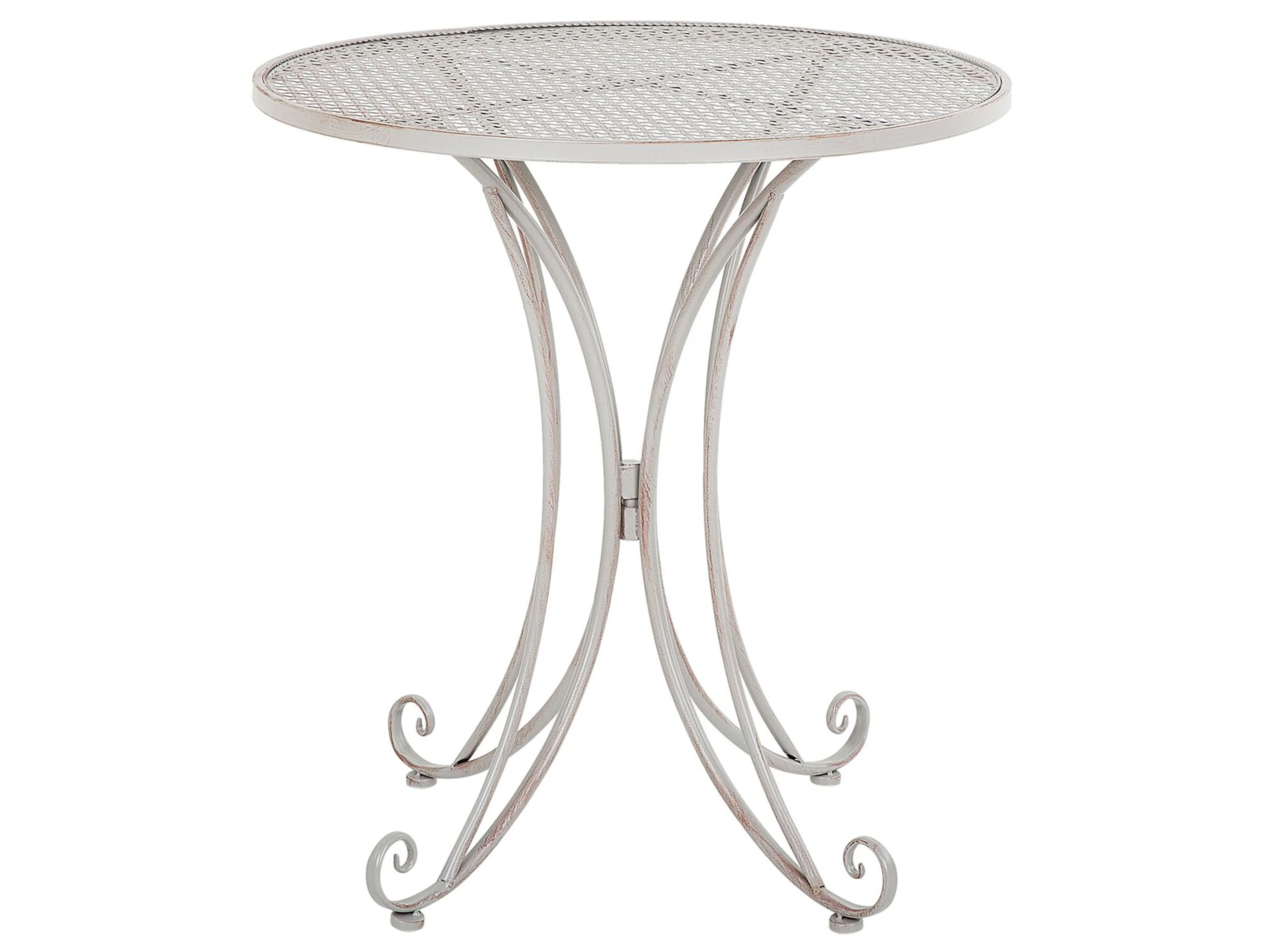 Bistro Set Folding CILENTO Metal Grey