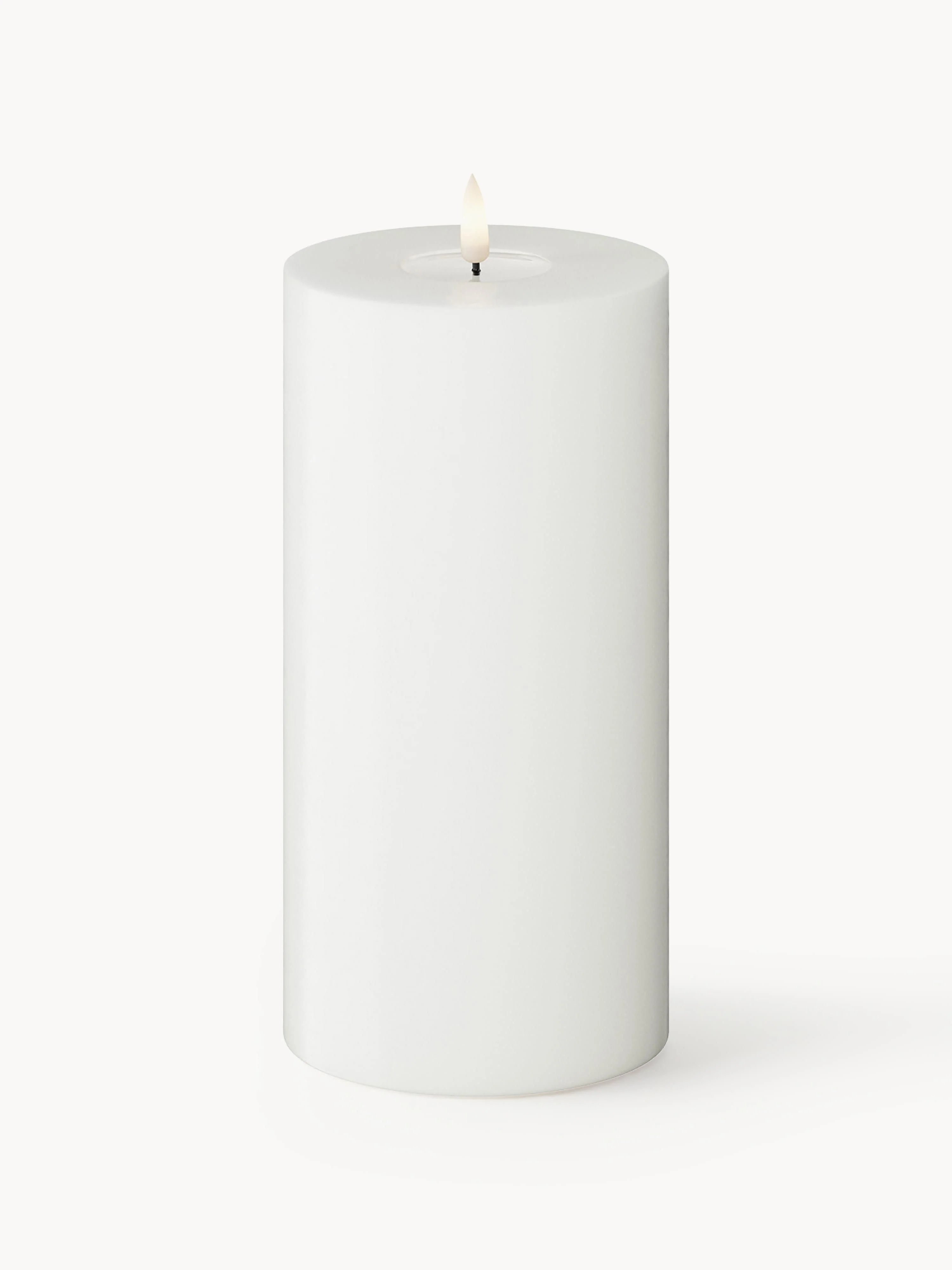 Handgefertigte LED-Kerze Real Flame, H 20 cm