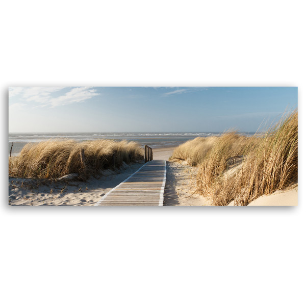 Feeby Obraz na płótnie, Morze Plaża Wydmy 90x30