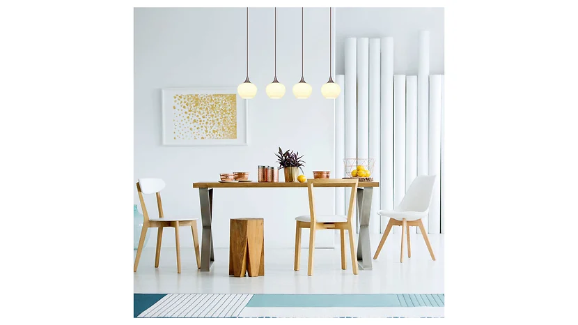 Lampa wisząca Maxy 4-punktowa metalowa brązowa