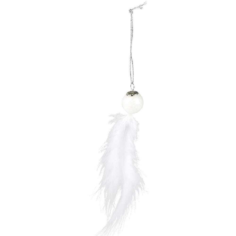 Suspension de No&euml;l boule et plume