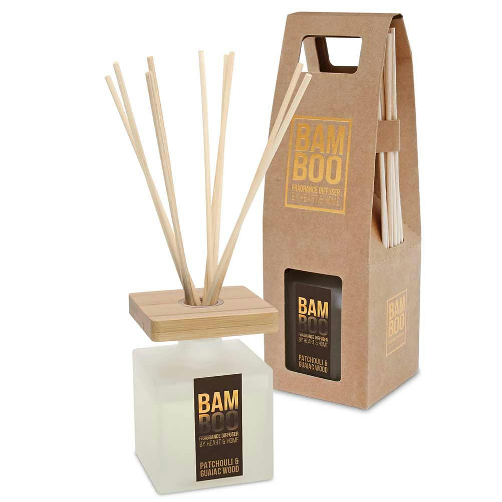 - Diffuseur à bâtons éco responsable - Patchouli et Bois de Gaïac