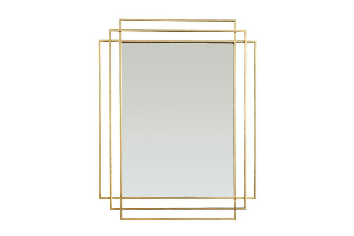 ALMA - Miroir en laiton doré