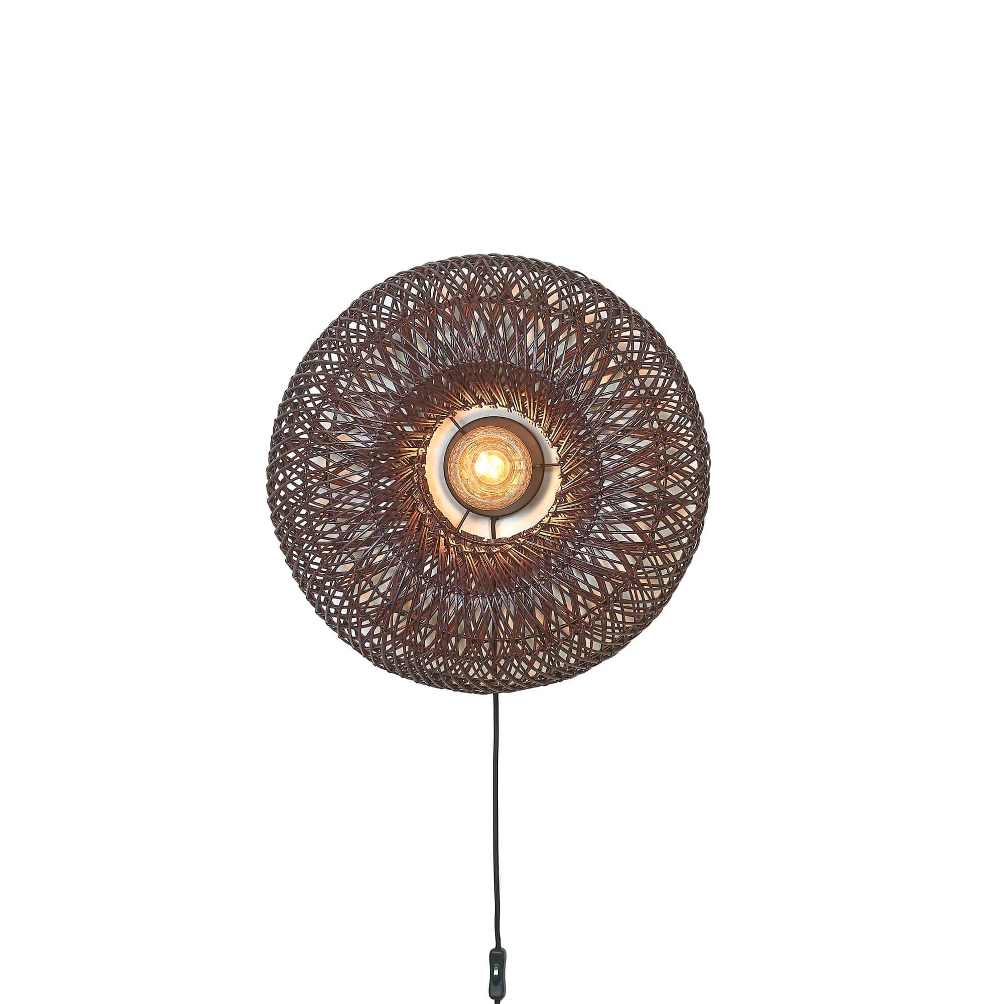 GOOD&MOJO Wandlamp Arizona - Bordeaux - Ø50cm