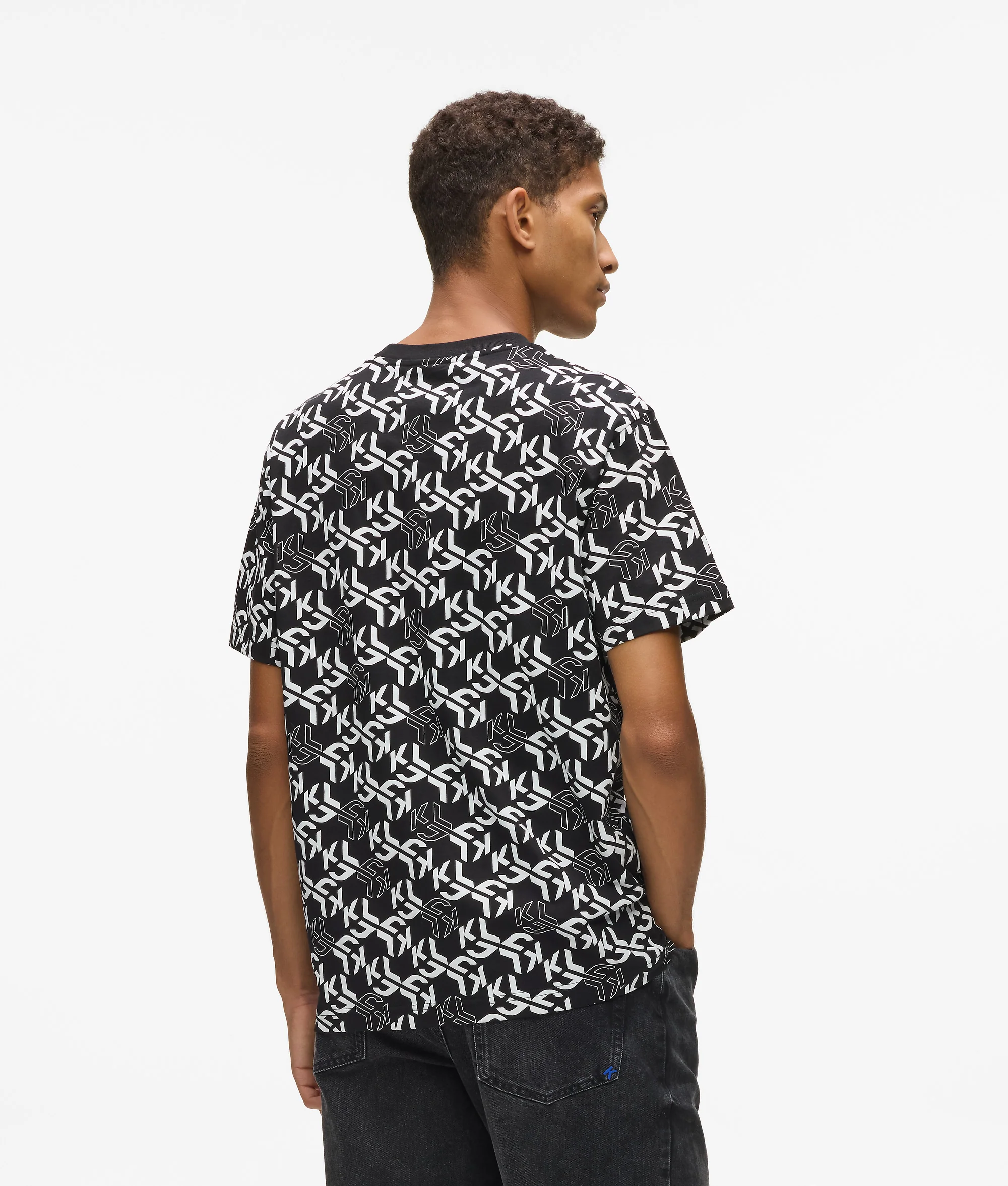 T-shirt avec Monogram intégral