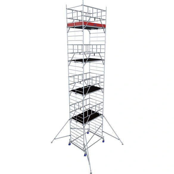 Fahrgerüst »ProTec«, Arbeitshöhe: 10,30 m, max. 200 kg/m², Aluminium