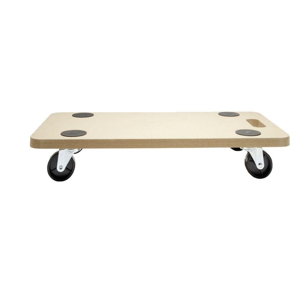 Support à roulettes en bois 60x30cm charge 150kg