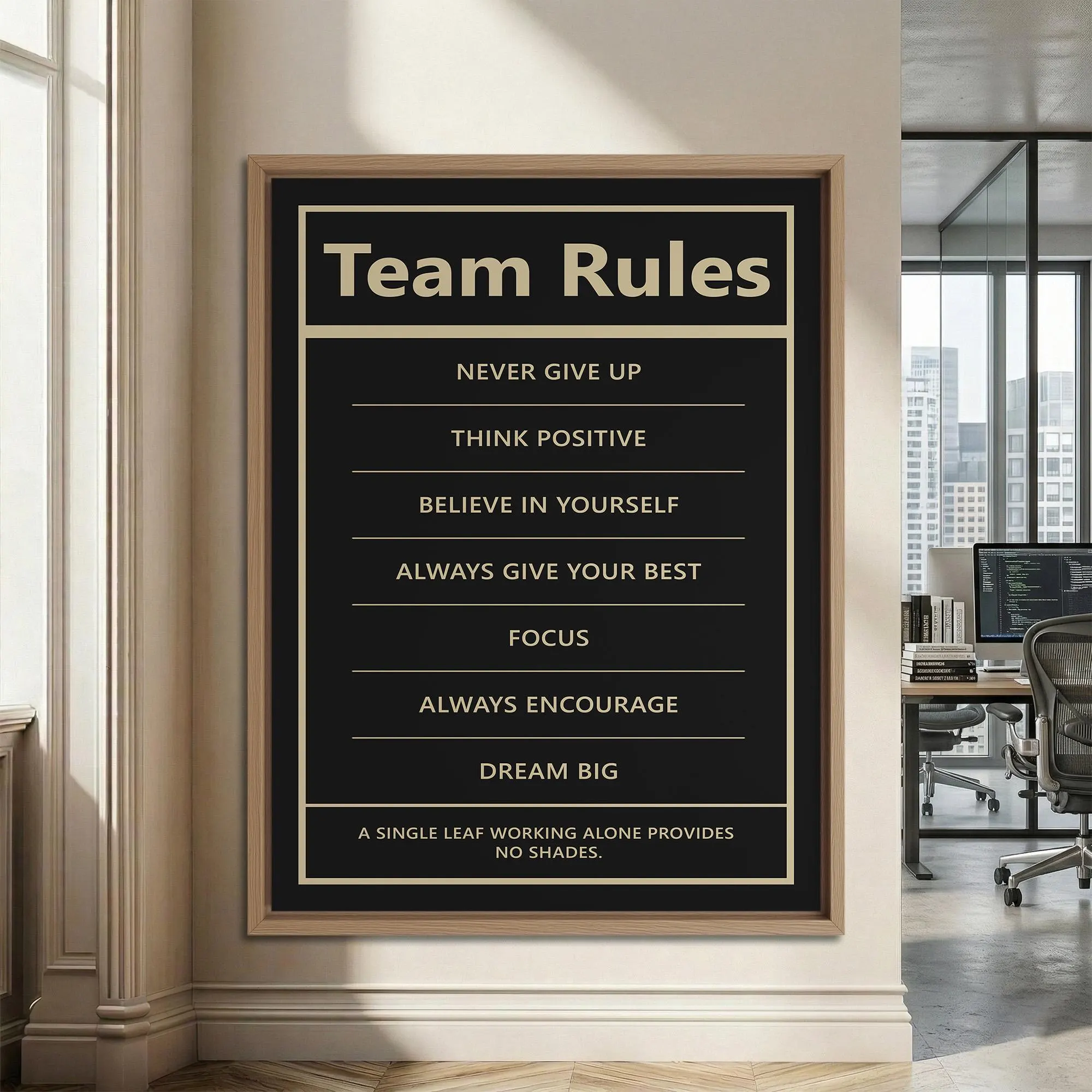 Motivational Team Work Wall Art For Office Decor Inspirational Teamwork Poster Gift For Coworkers Motivation Workplace Wall Art Team Success