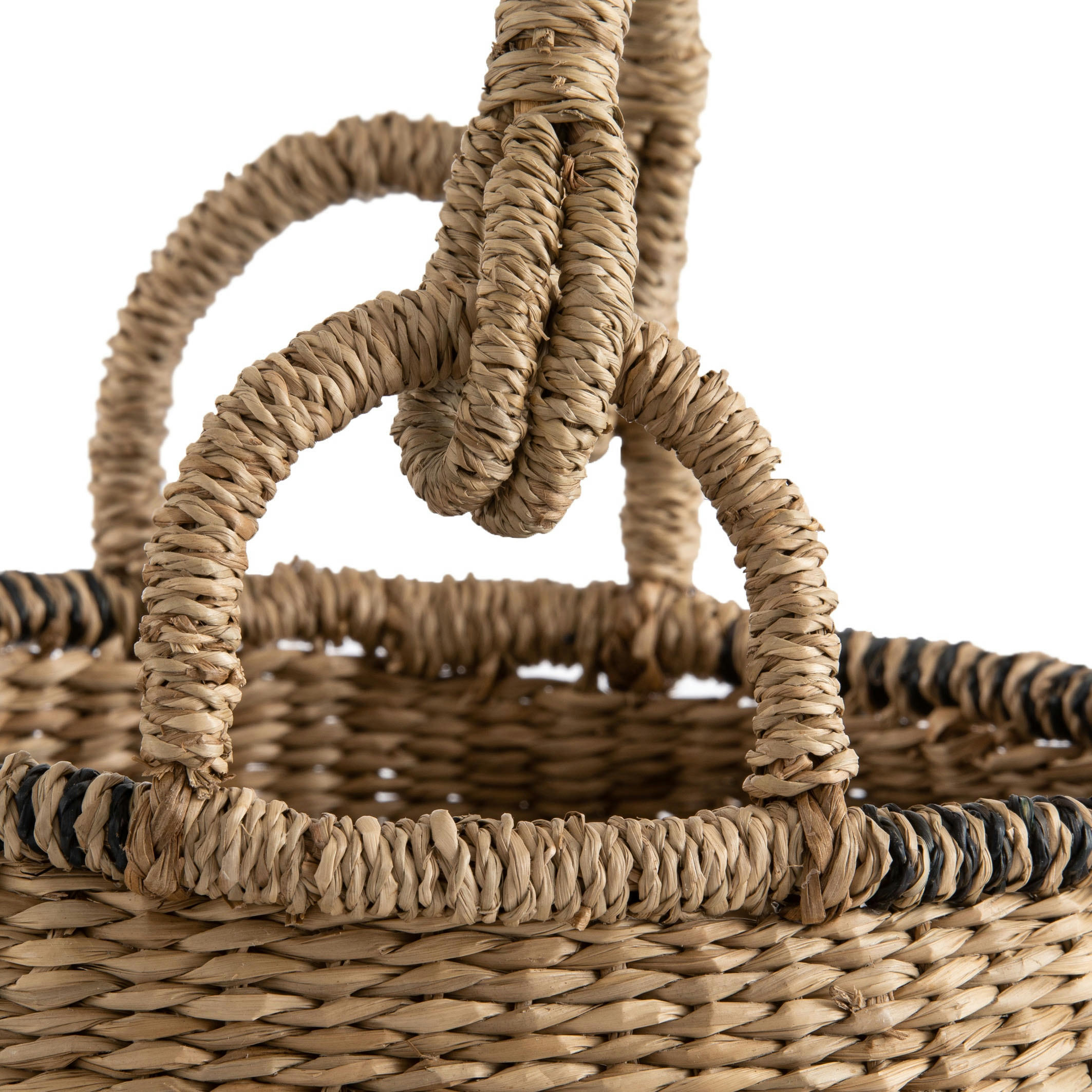 Panier boule en jonc de mer, Zac