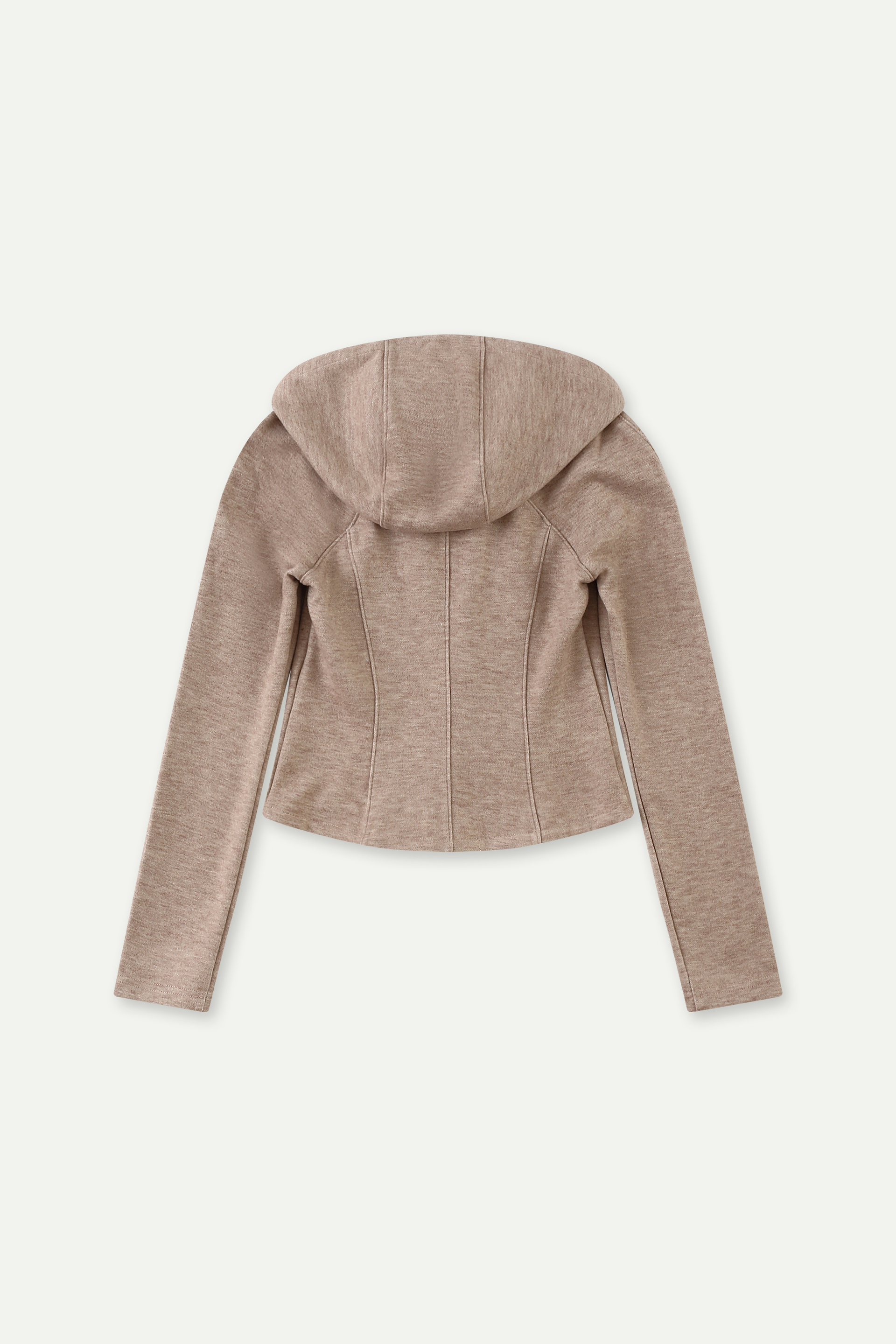 Cropped Zip-up Hoodie