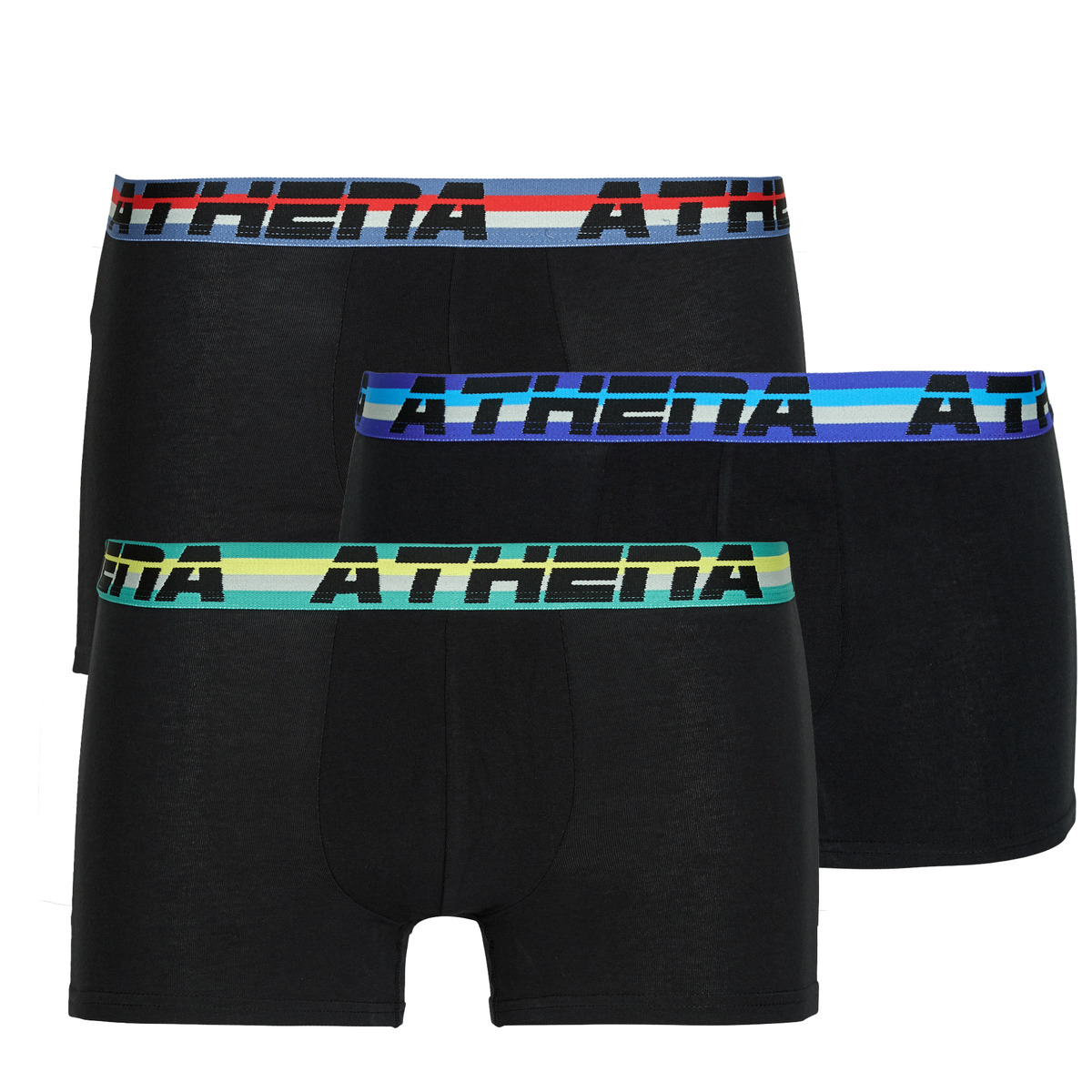 Athena - COTON 720 STRETCH  Pack de 3 - Black