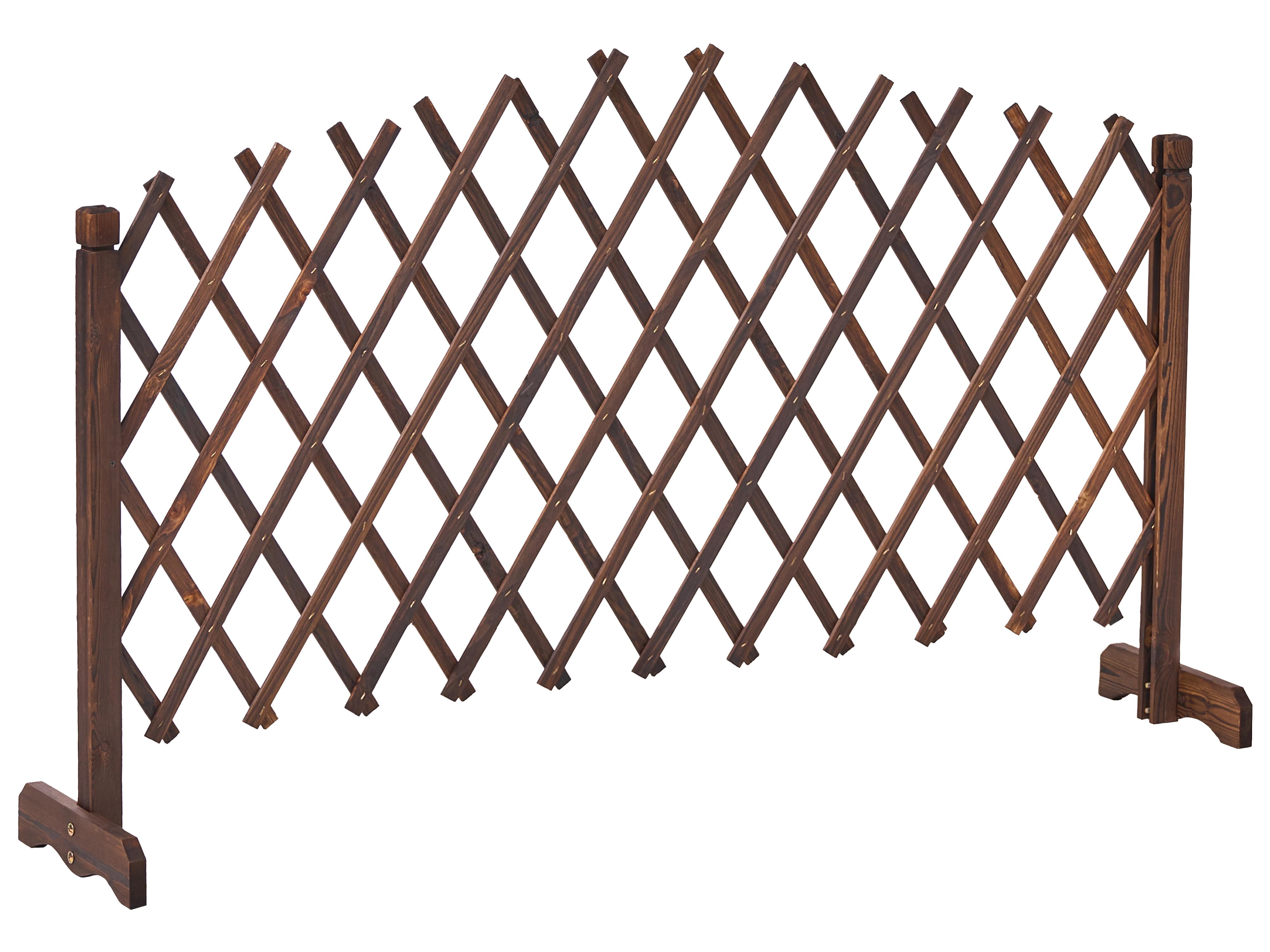 Garden Trellis PAVAROLO Extendable Dark Brown