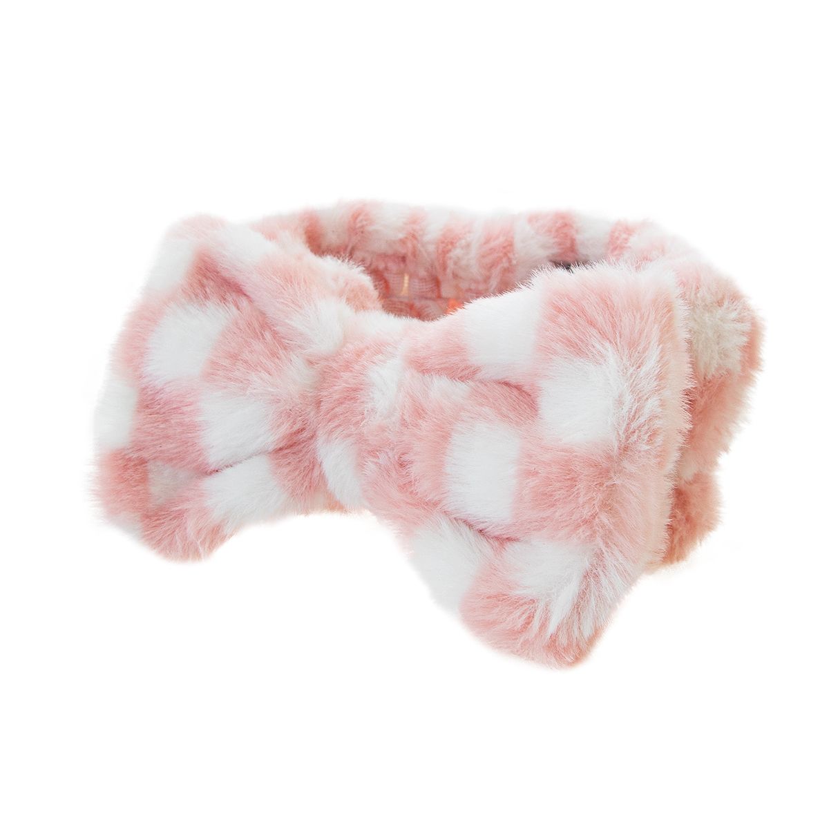 The Vintage Cosmetic Company Bow Spa Cecily Pink & White Spots Headband