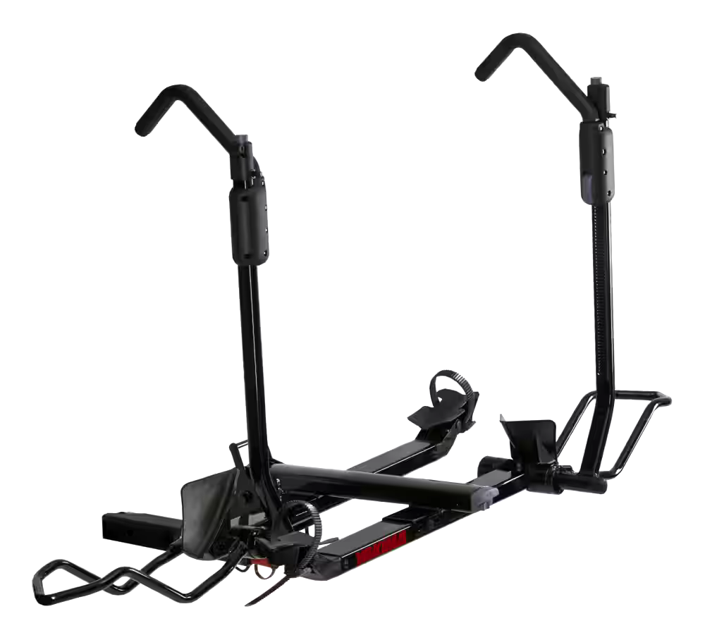 Yakima Holdup EVO 2-Bike Platform Hitch Mount Bike Rack, Fits 1-1/4, 2-in Receiver, Black
