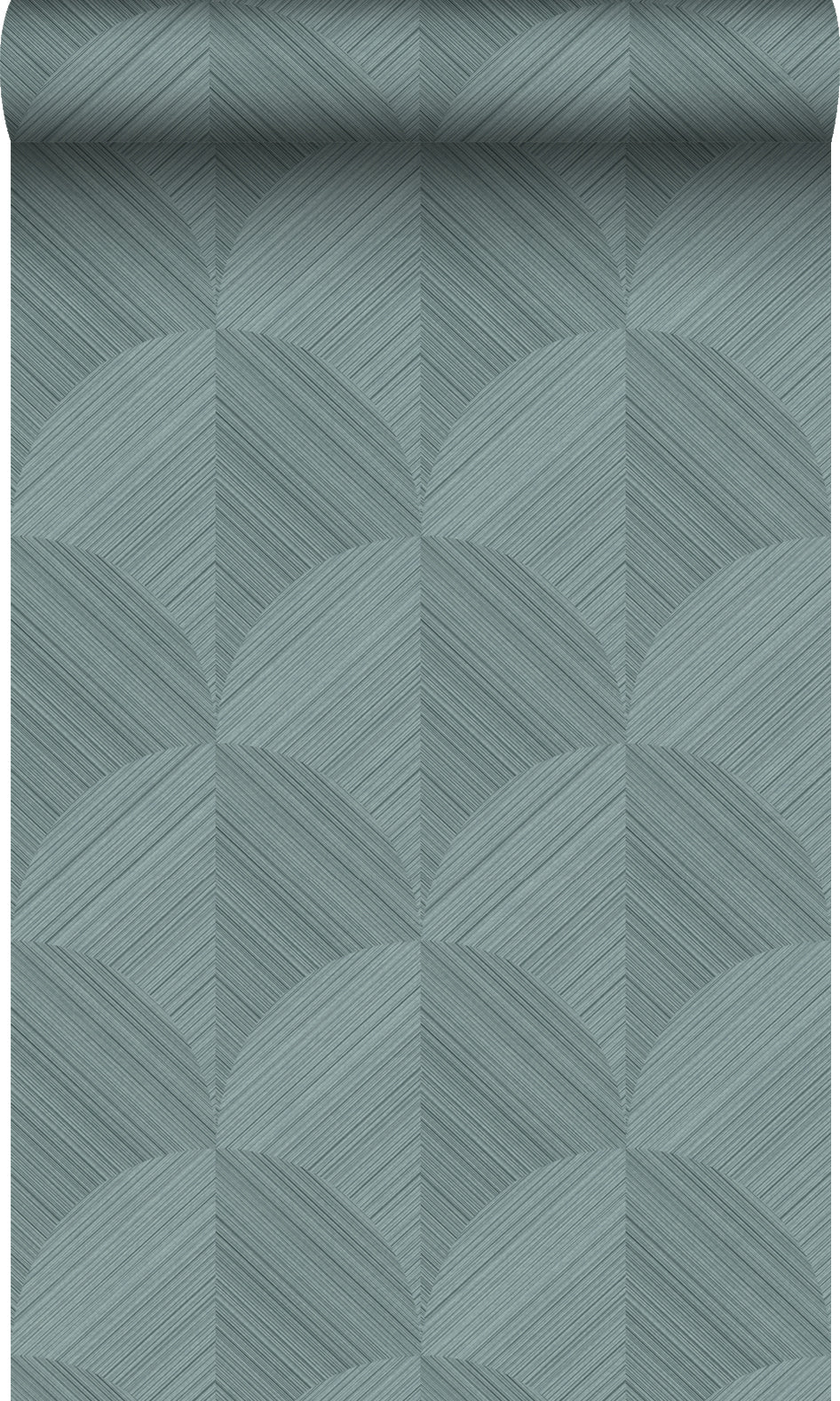 Origin Wallcoverings behang 3D-motief vergrijsd blauw - 53 cm x 10.05 m - 347938