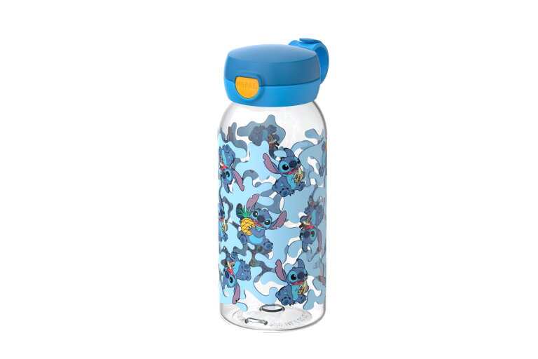 Campus drinkfles met flipdop 600 ml - Stitch