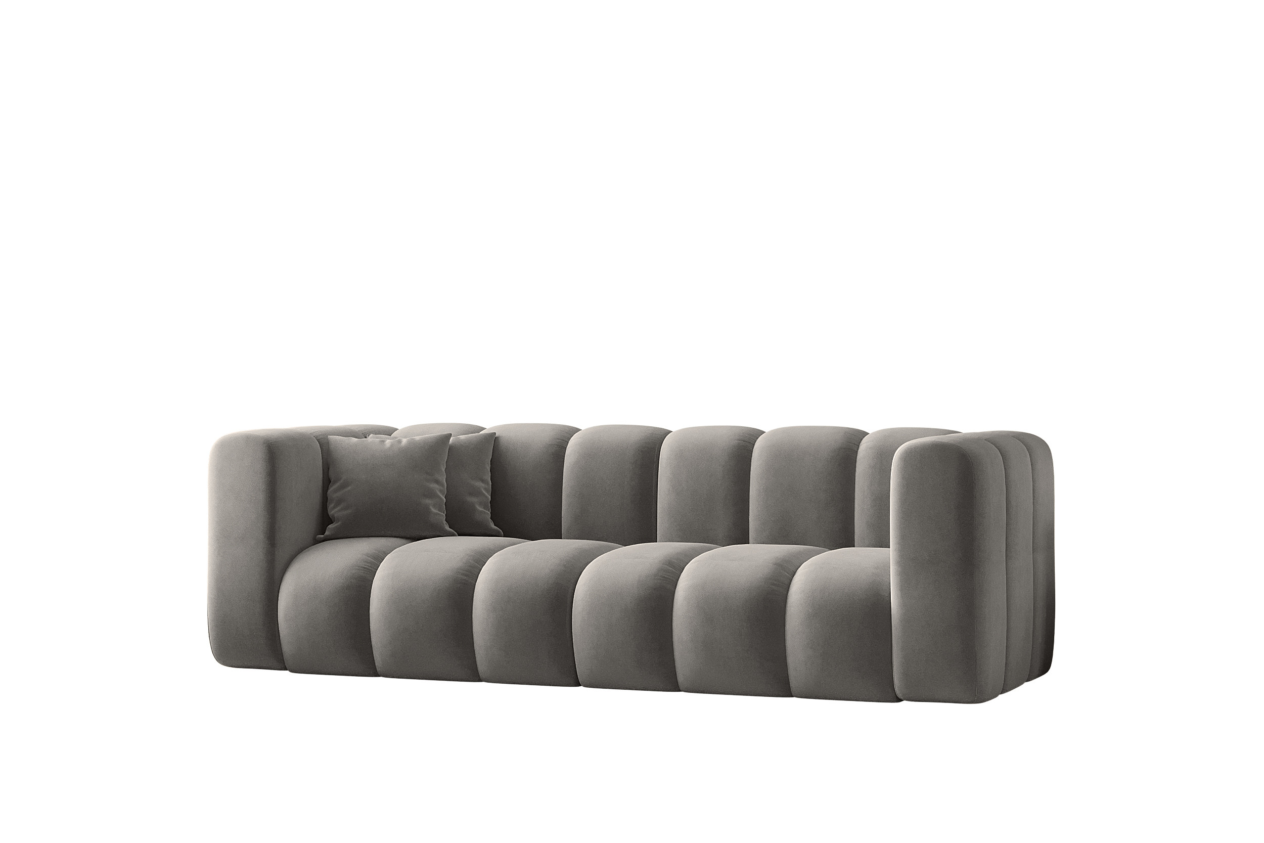 Kanapa, sofa, sofa trzyosobowa Grand Modułowa tkanina Salvador Szary