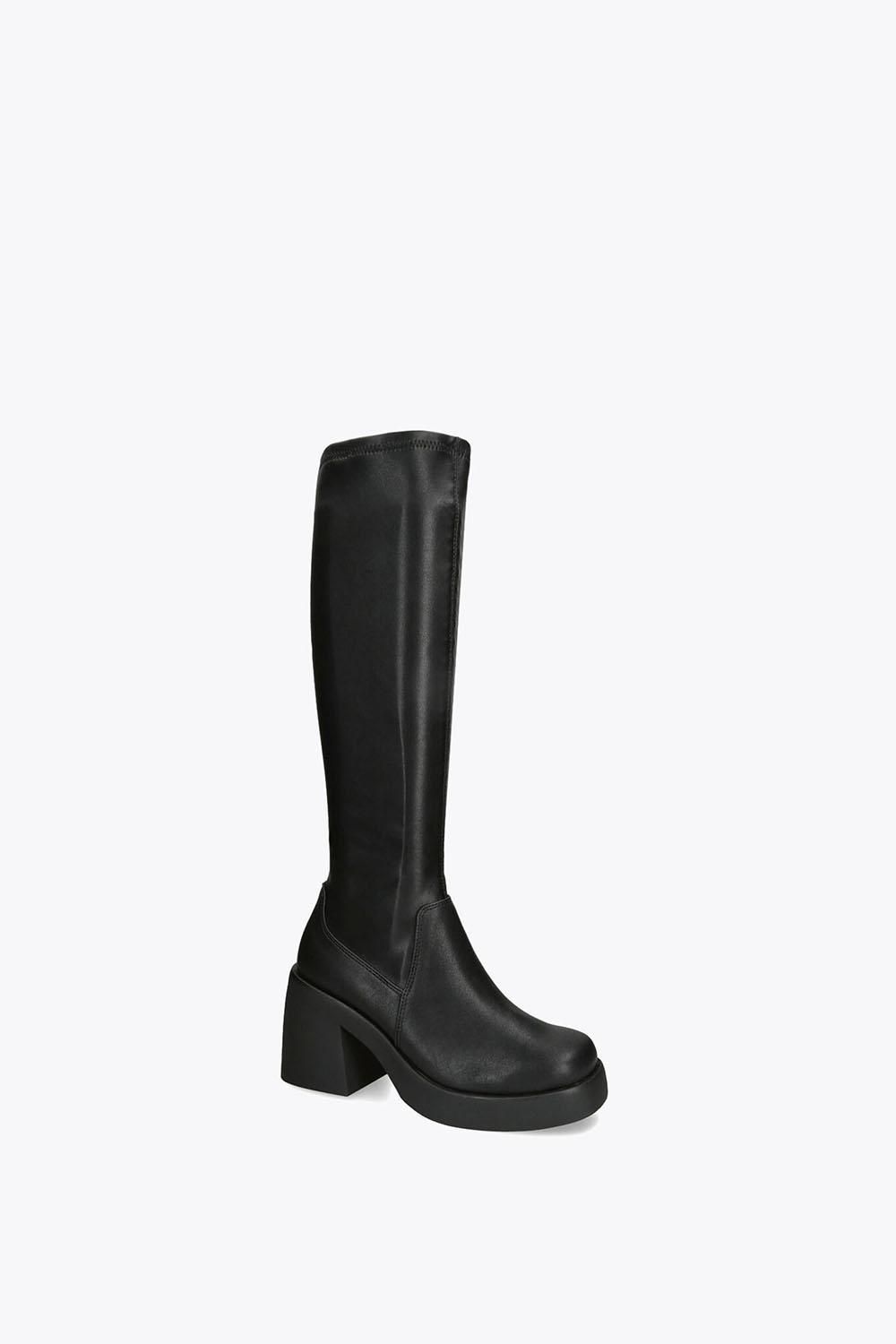 STEVE MADDEN Berkleigh Black Leather' Leather Boots