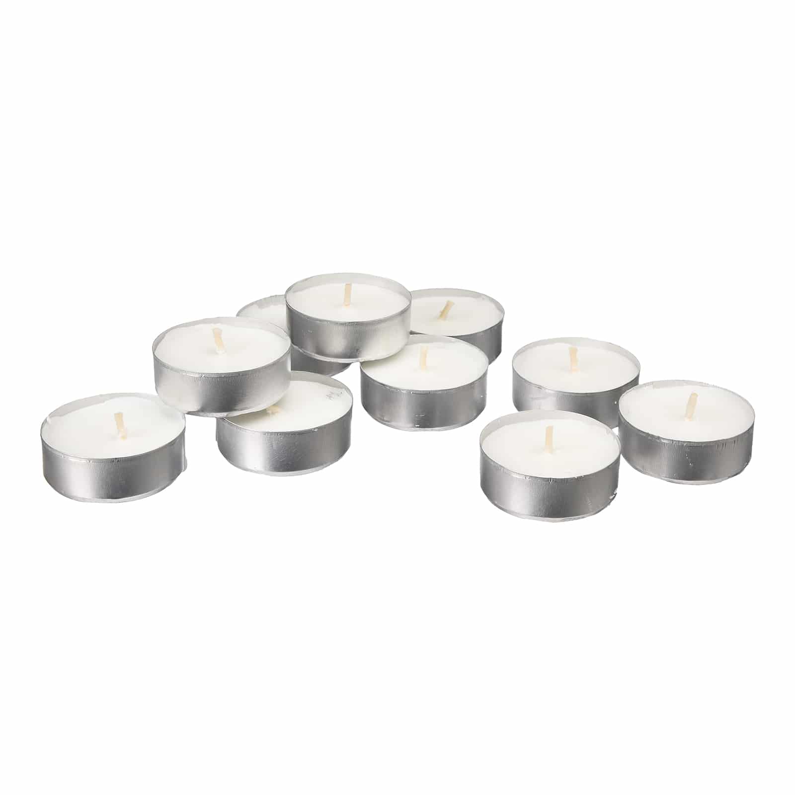 Teelichter Basic Weiß, 100 Stück