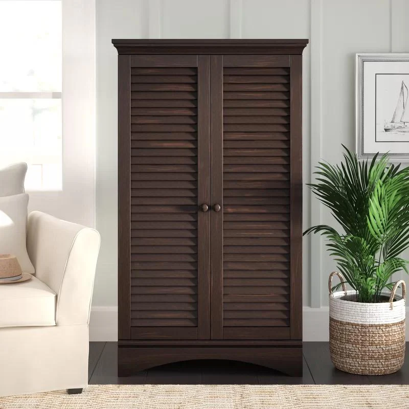 Bredevoort Manufactured Wood Armoire(Antiqued Paint)