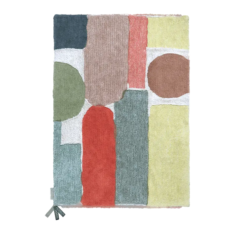 Wollteppich Abstract