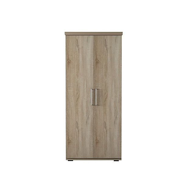 Armoire 2 portes avec penderie TOMChene sonoma