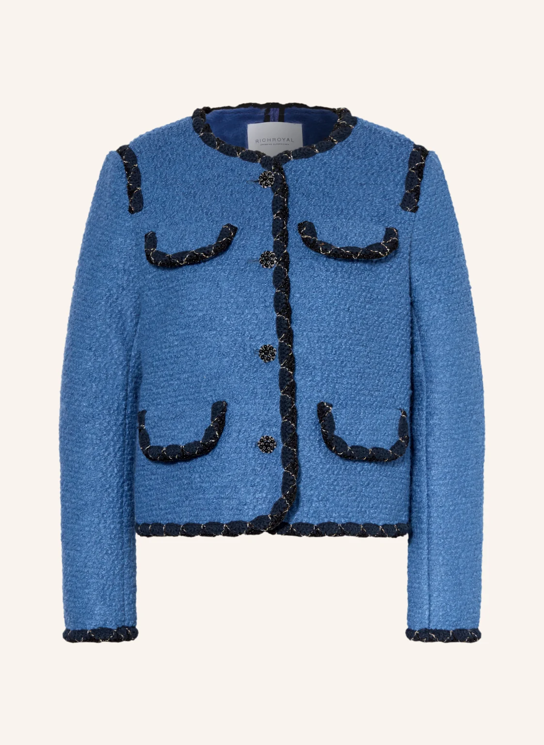Rich & Royal Kastenjacke aus Bouclé