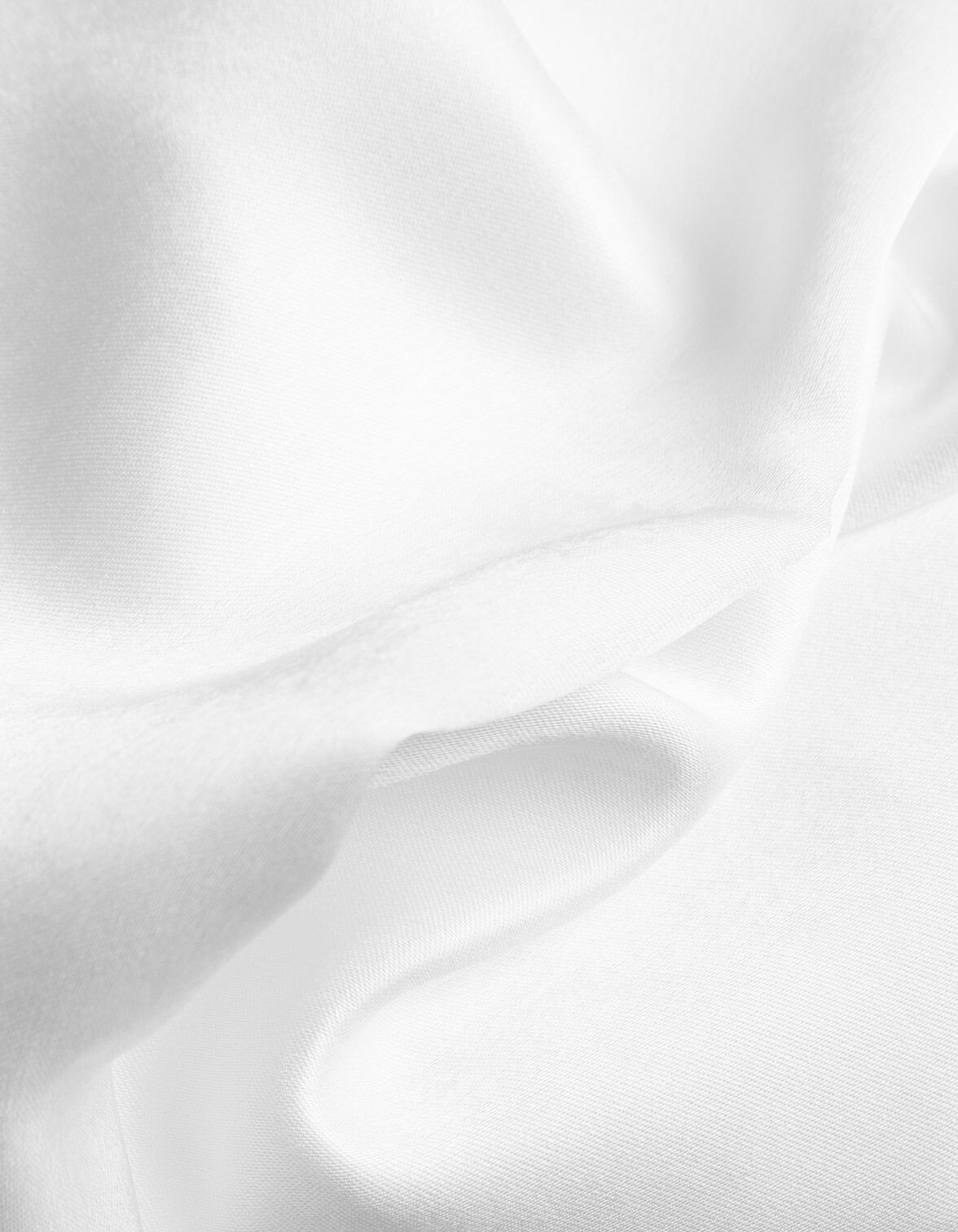 Blouse blanche satinée décolleté V dos Femme