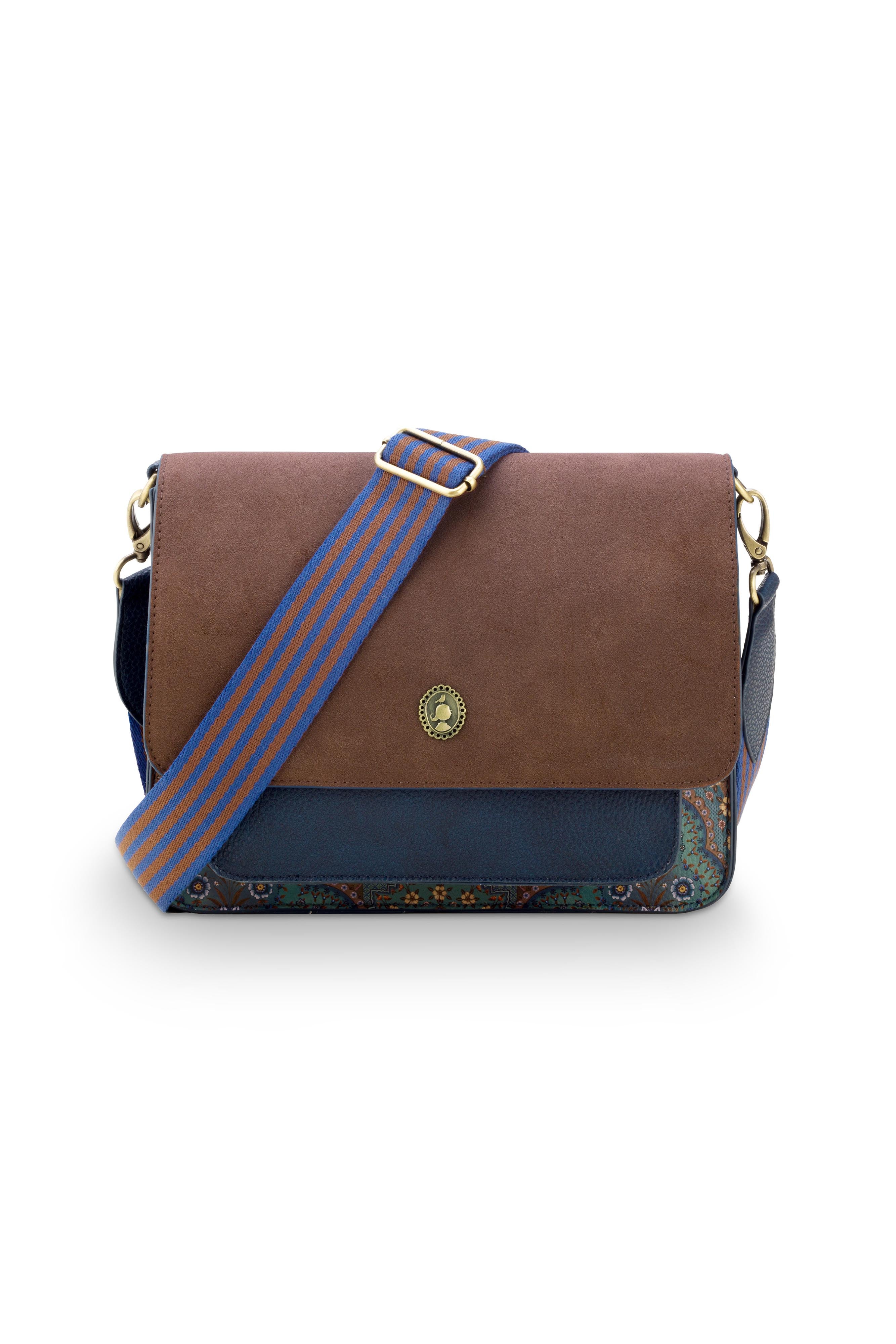 Pip Studio - Fenna Crossbody Tas Dames - Jabali - Blauw - 25x7x20cm