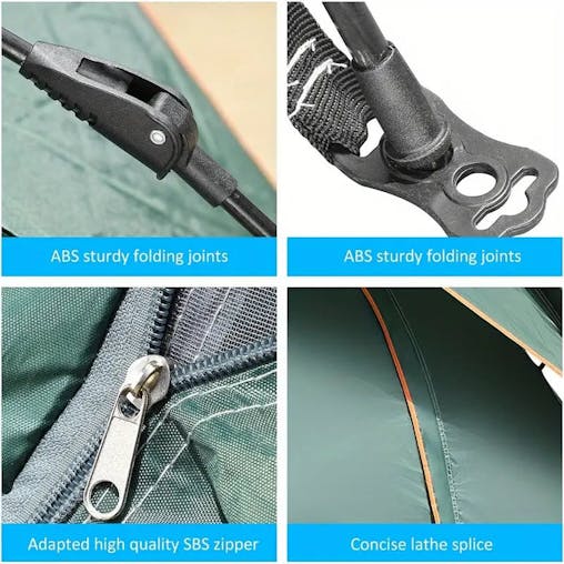 NNETM Waterproof Oval Pop-Up Camping Tent - Outdoor Survival