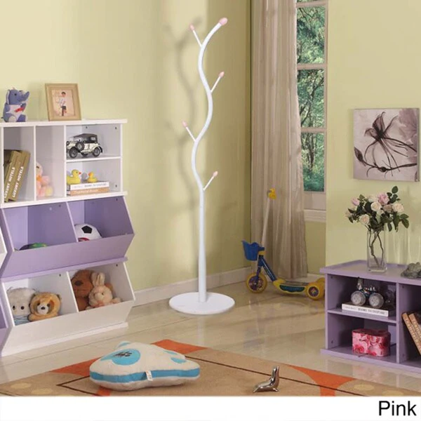 Contemporary Metal/ Wood Coat Rack