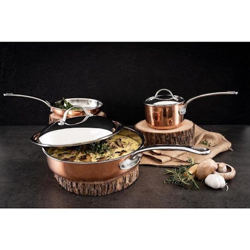 Chasseur Escoffier Induction Saute Pan 28cm Copper