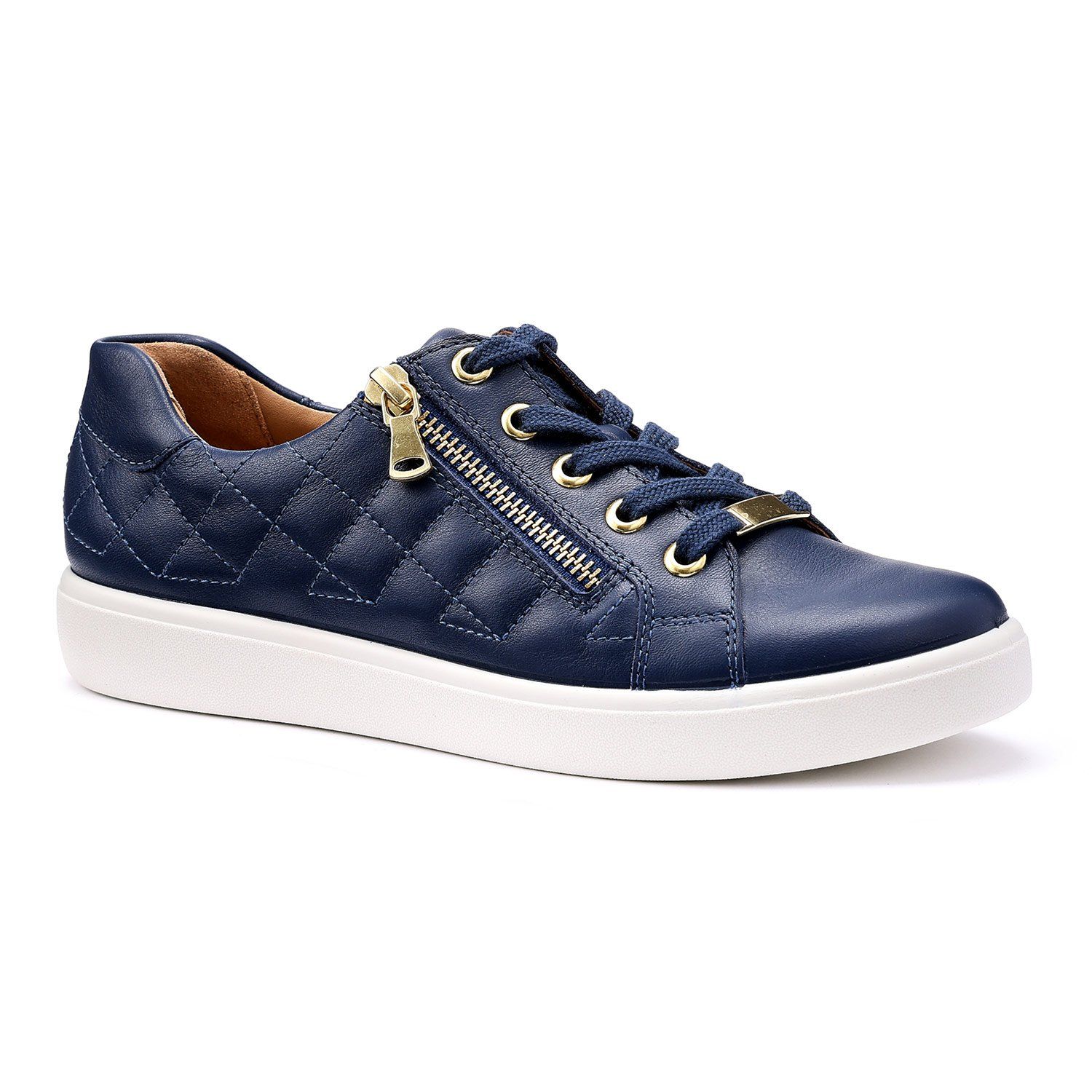 Hotter Extra Wide 'Wonder' Quilted Trainers