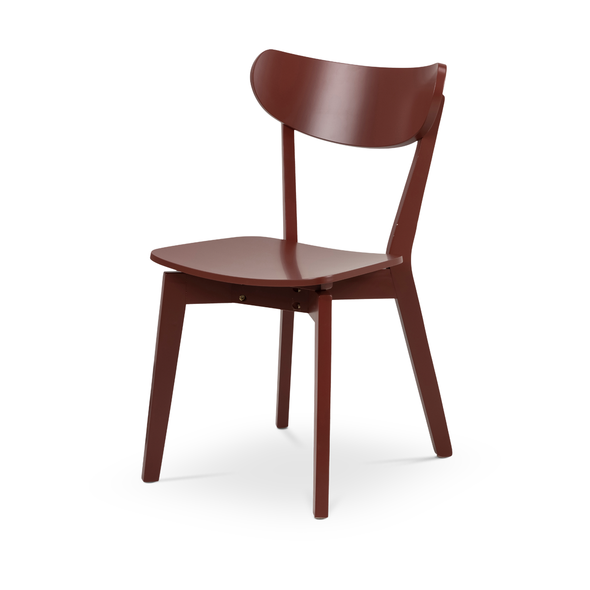 Lisomme Jade Houten Eetkamerstoel Terracotta Rood