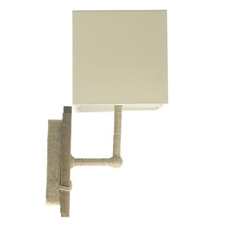 DUNE - Applique murale en bois blanc cassé