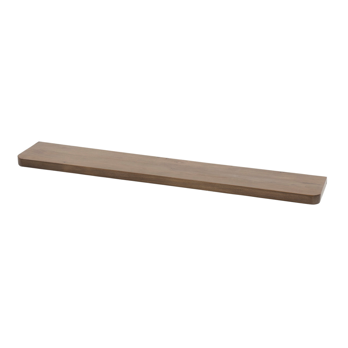 Giga Meubel Wandplank Carve - Bruin Acaciahout - 120x20x4cm