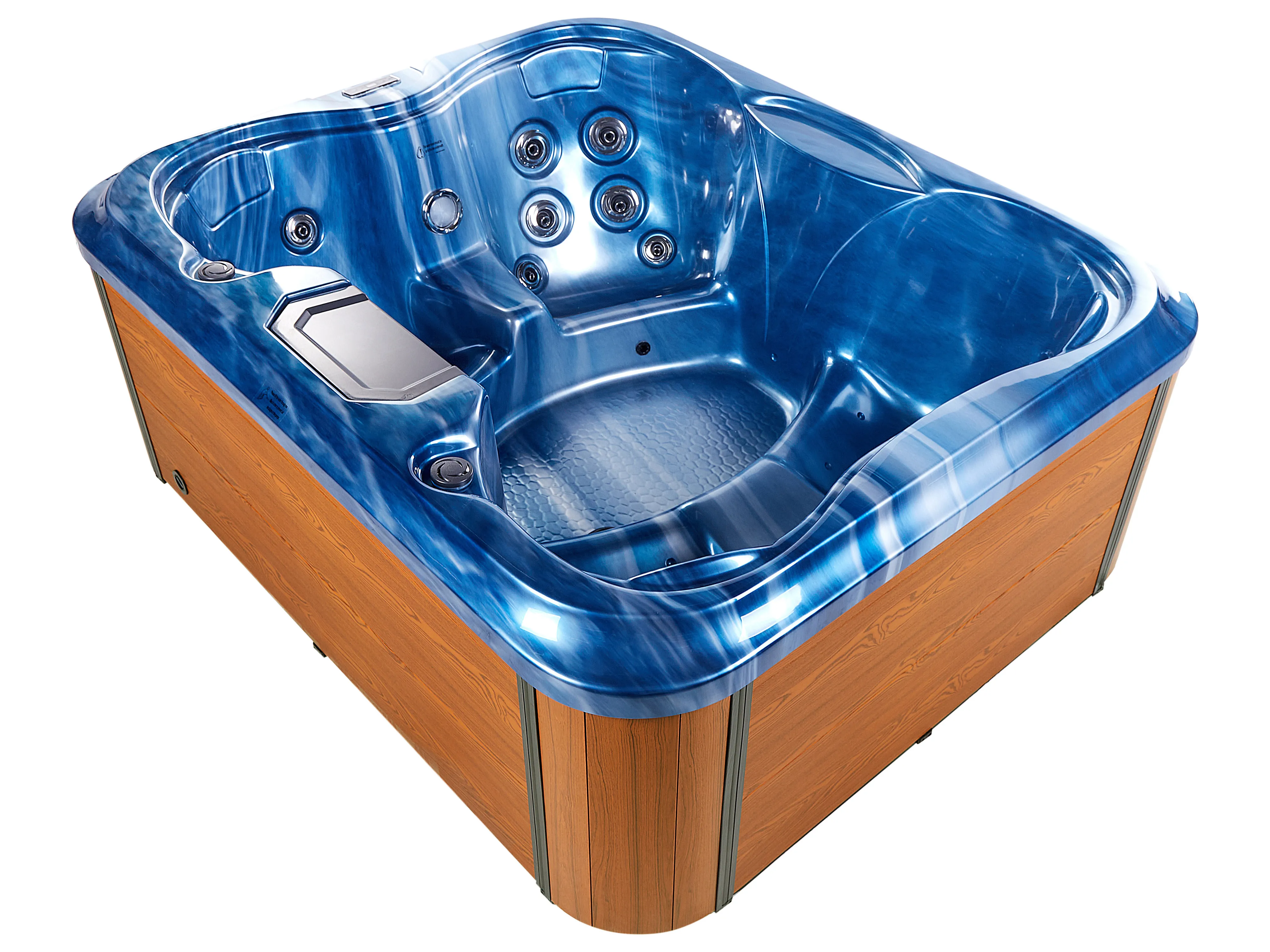 Outdoor Hot Tub with LED ARCELIA Blue