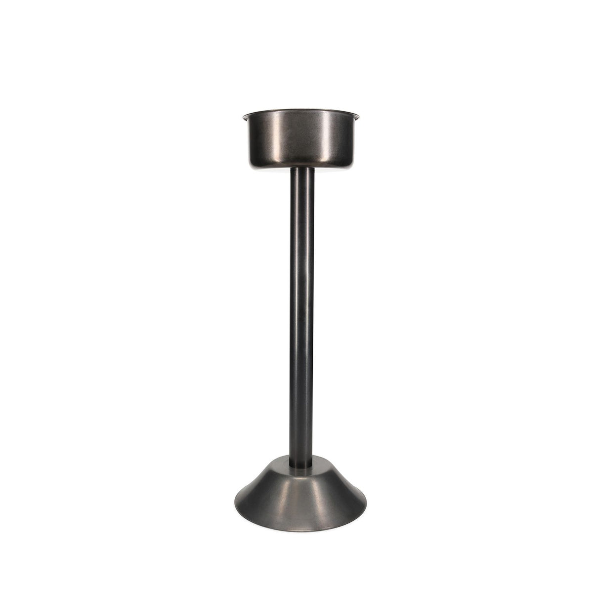Bonbistro - Champagnekoeler staander 19,5xH62,5cm antique zwart Bar