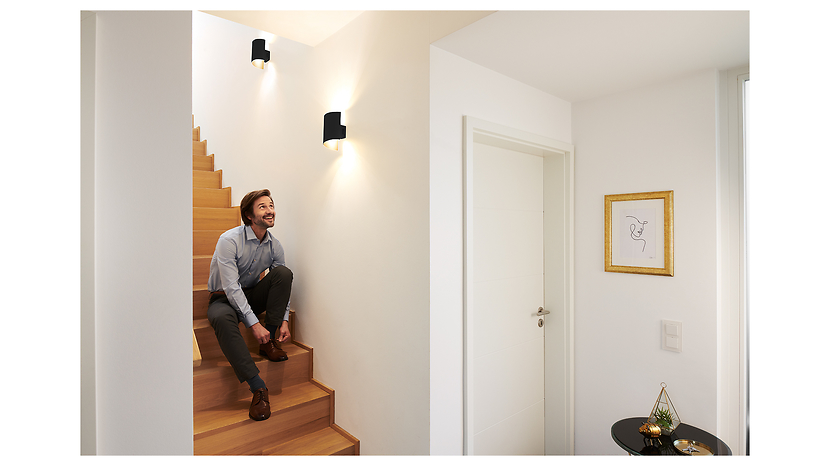 Kinkiet Smart Wifi Orbis LED ze zmienną barwą światła czarny