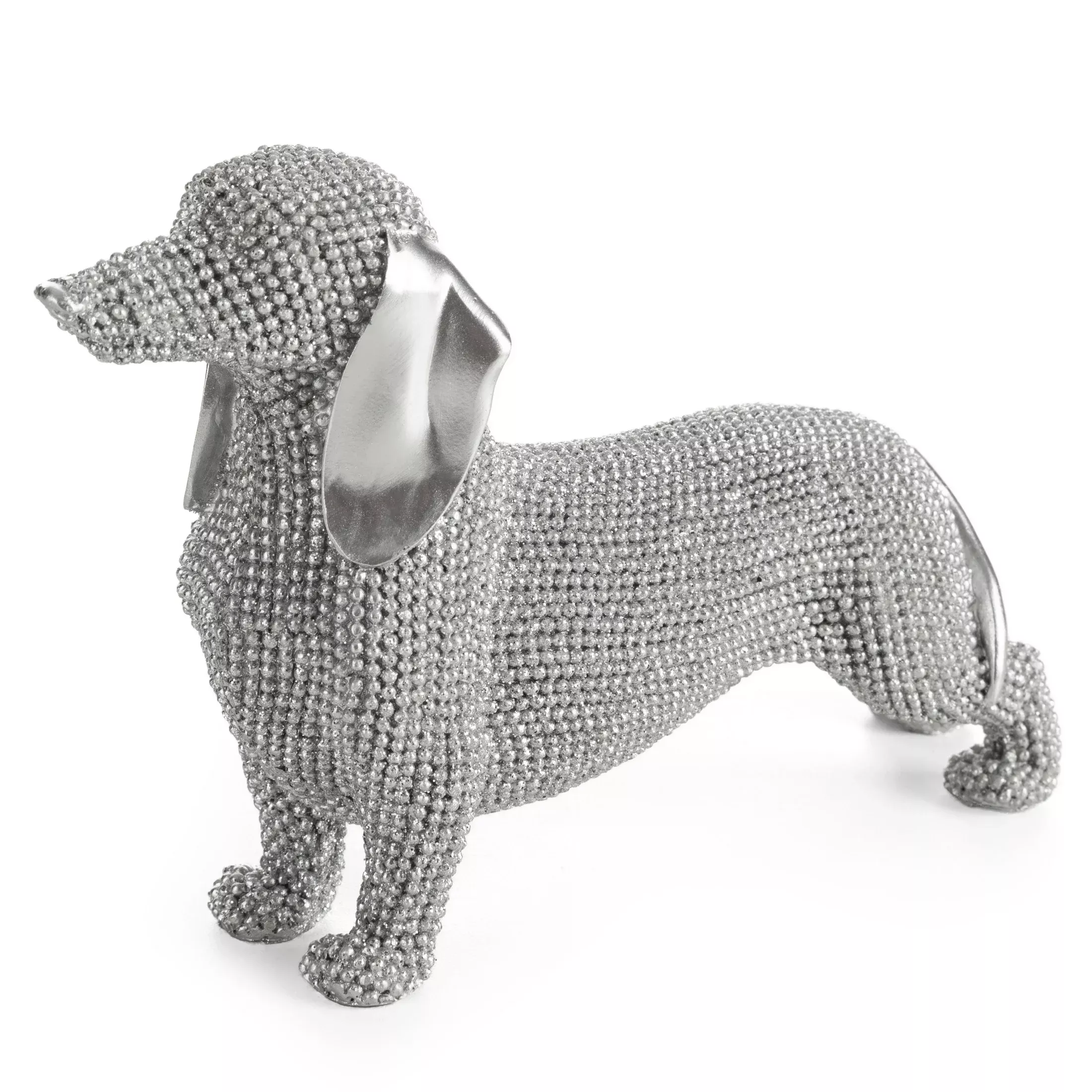 Figurka srebrna pieso drobnym strukturalnym wzorze 19x6x12 cm ELDO
