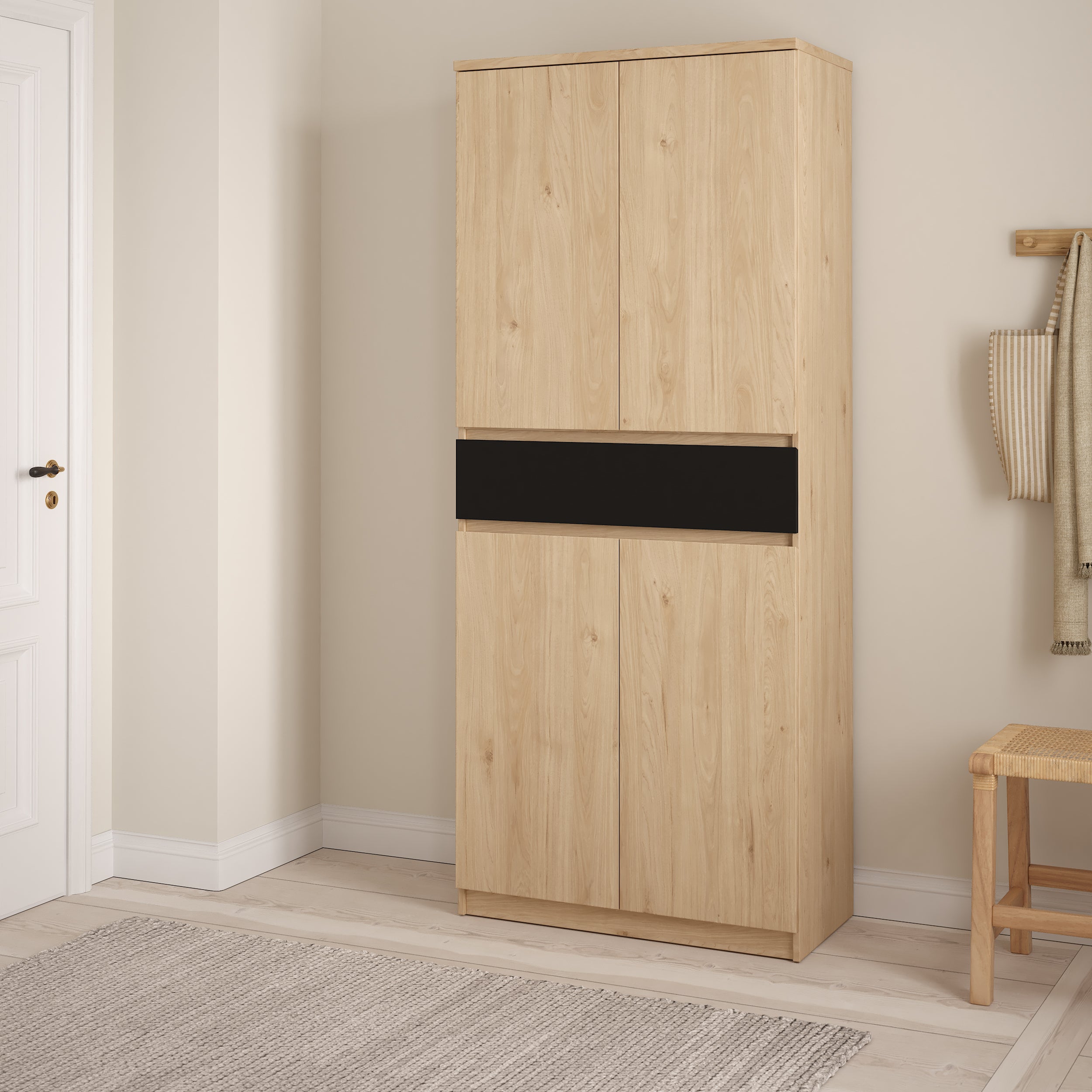 by fonQ basic Flip Wandkast - Zwart