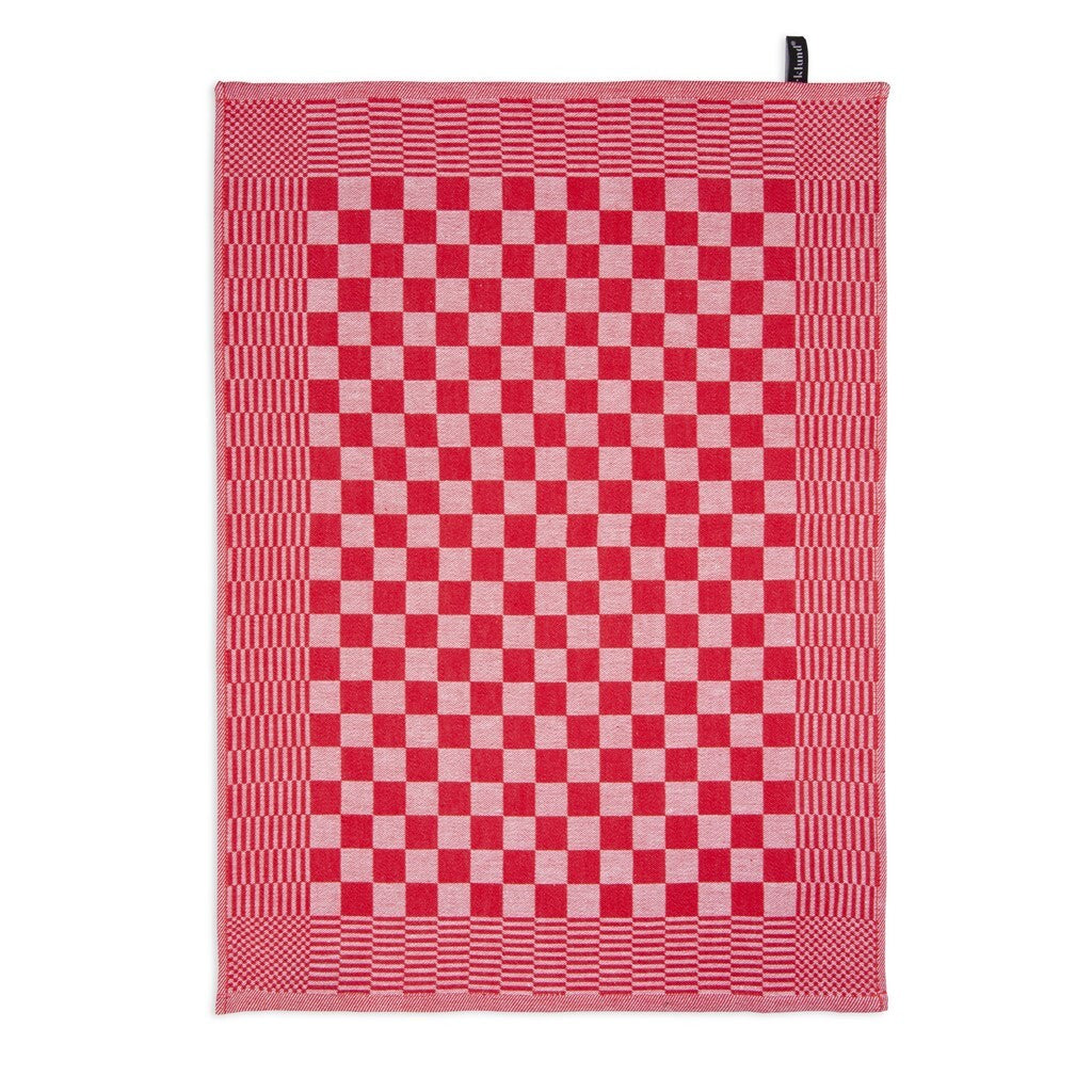 Byrklund - Theedoek Clean & Tidy - 6x 50x70 cm - Rood
