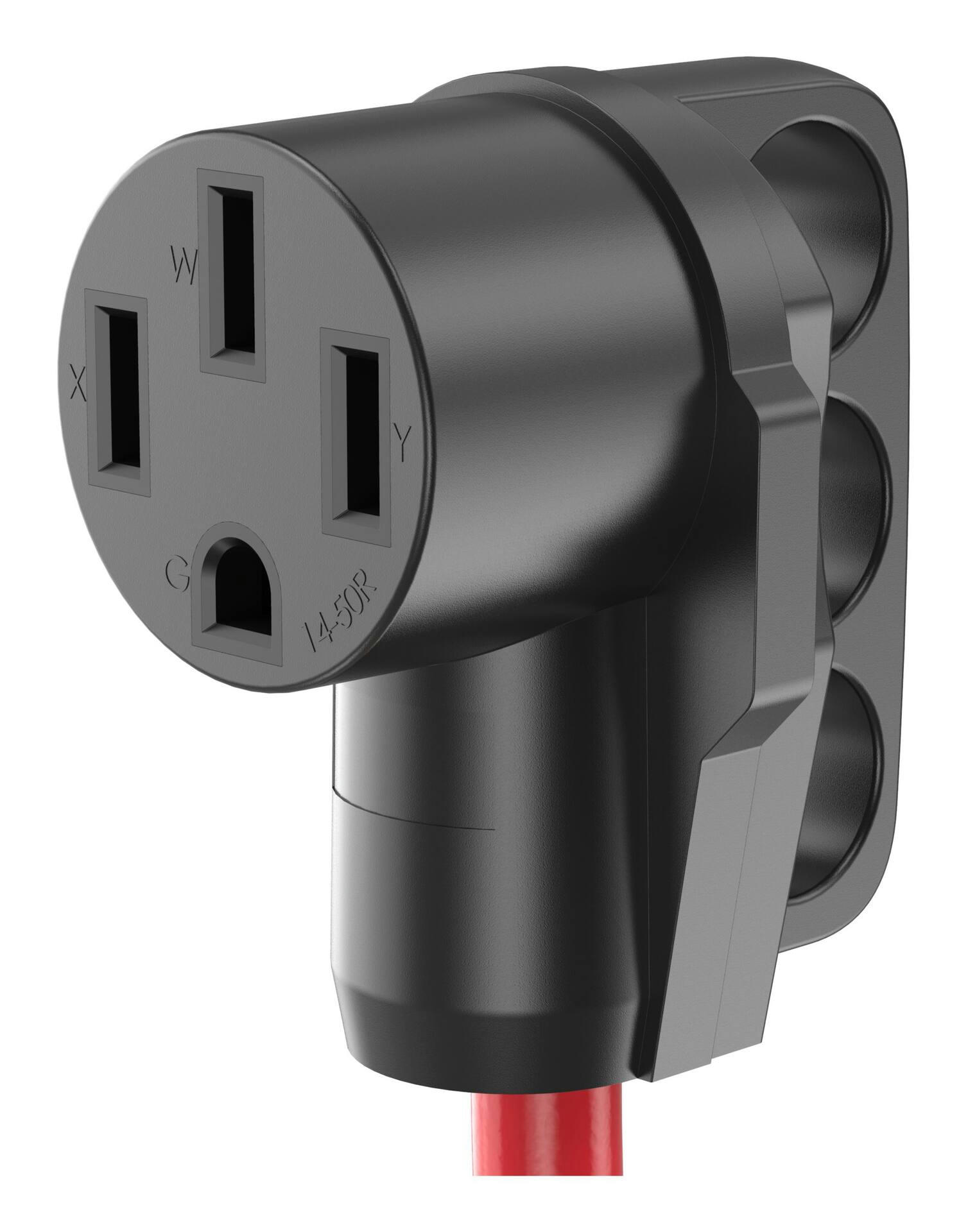 Energizer 12-in 50F/15M Amp Electrical Dogbone Adapter, Red