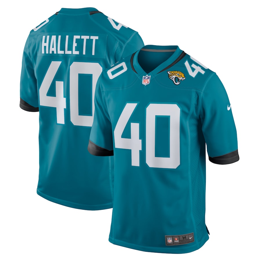 Erick Hallett Jacksonville Jaguars Nike  Game Jersey -  Teal