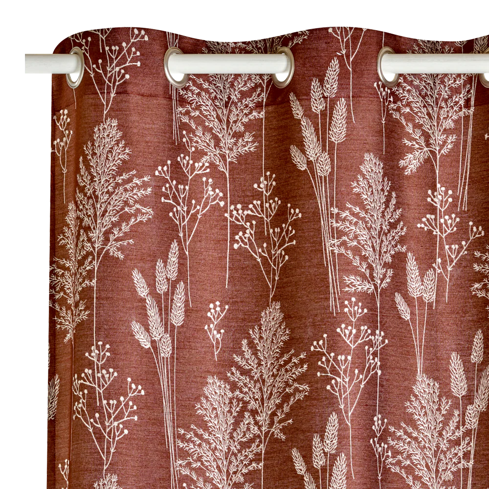 Rideau LAGURA coloris cognac 140 x 260 cm